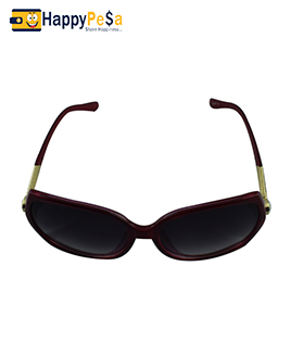 Maroon Over-sized Women Sunglasses